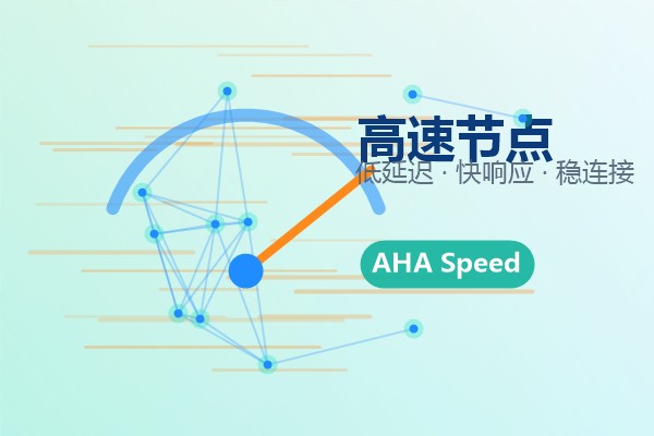 啊哈加速器一键连接高速节点体验